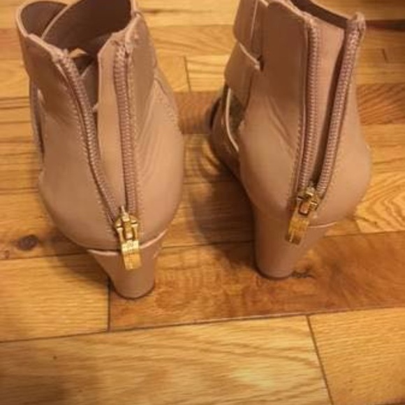 BCBGeneration Pink Cork Wedge Heels - Picture 3 of 3